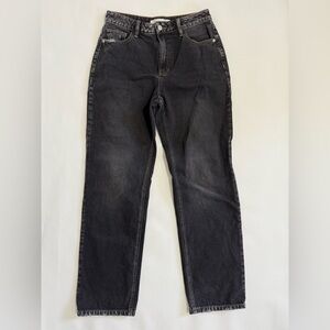 Altar’d State black wash jean 26 straight leg denim
